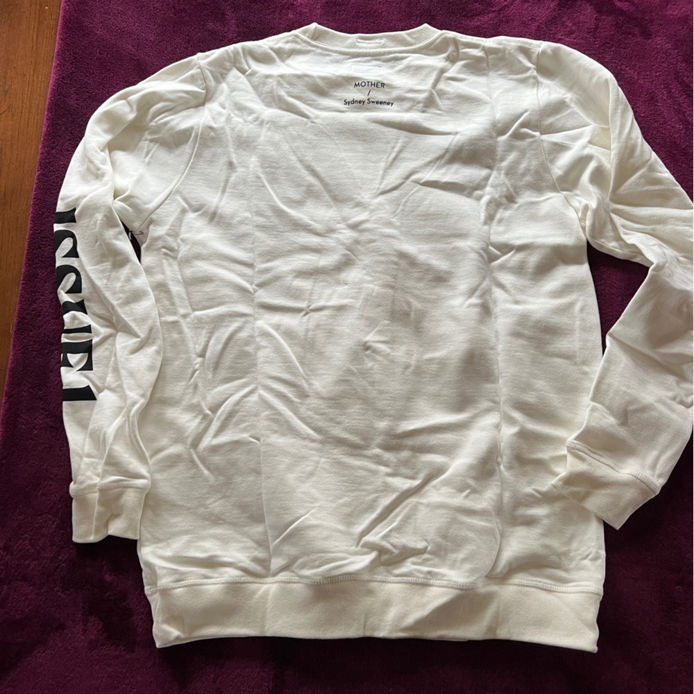Mother Denim x Cosmopolitan Sydney Sweeney Unisex Sweatshirt Crewneck NWT - Picture 2 of 12
